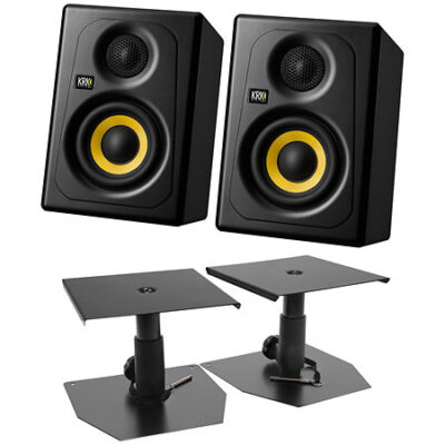 Krk Kreate 3 (La paire) + Supports bas