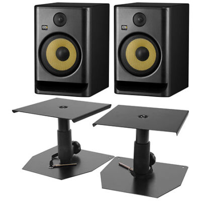 Krk Pack Rokit RP8 G5 (la paire) + Supports bas