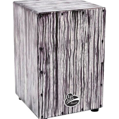 Latin Percussion Aspire Accents Cajon White Streak LPA1332-WS