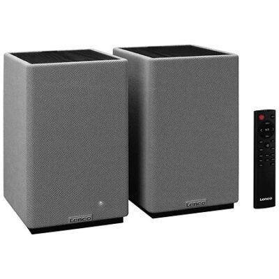 Lenco SPB-240BKGY Enceintes Hi-Fi stéréo Gris