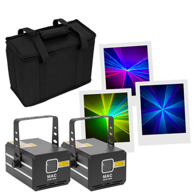 Mac Mah Pack 2x MAC 2000 RGB + Bag