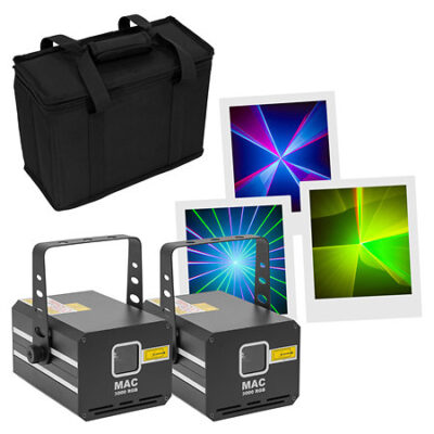 Mac Mah Pack 2x MAC 3000 RGB + Bag