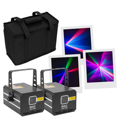 Mac Mah Pack 2x MAC 500 RGB + Bag