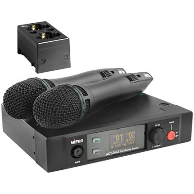 Mipro Pack 2x ACT-24HC Lithium + ACT-2402 + MP-80