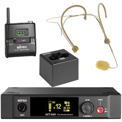 Mipro Pack MU-210D + Récepteur + Émetteur Batterie Lithium + MP-8