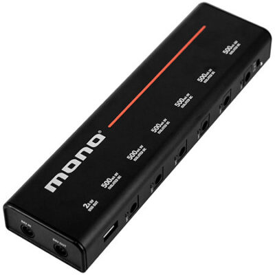 Mono PFX-PS-M-BLK 6 sorties + USB