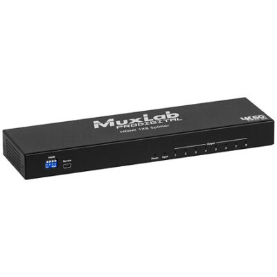 MuxLab 500427 HDMI 1×8 Splitter 4K60