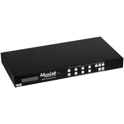 MuxLab 500444 HDMI 4×4 Matrix Switch 4K/60