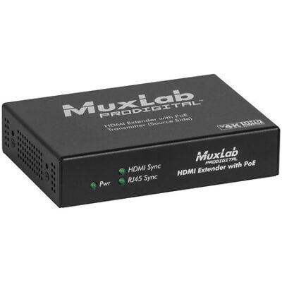MuxLab 500451 POE Kit d’extension HDMI PoE HDBT UHD-4K