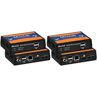 MuxLab 500457 HDMI / USB 2.0 Extender Kit 4K60