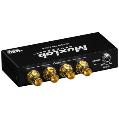 MuxLab 500728 12G-SDI 1×8 Splitter 4K/60