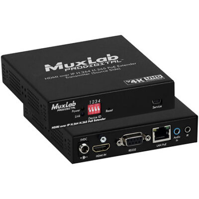 MuxLab 500763 TX – Émetteur HDMI 4K/30 PoE RS232 H.264/265