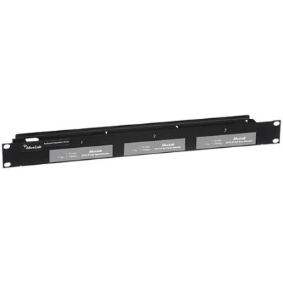MuxLab 500905 – Chassis rackable 1U pour 3 émetteurs