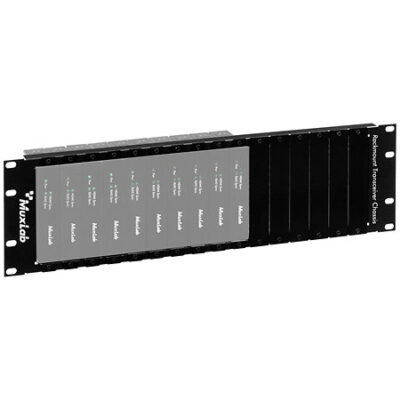MuxLab 500920 – Chassis rackable pour 16x émetteur Cat.5