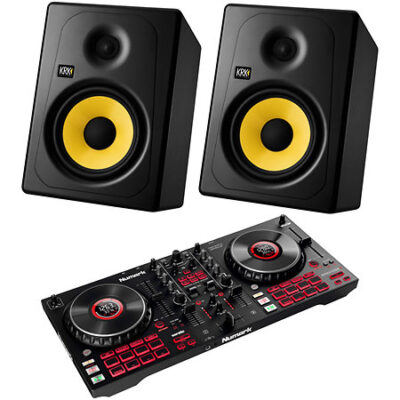 Numark Pack Mixtrack Platinum FX + Enceinte Kreate 8 (la paire)