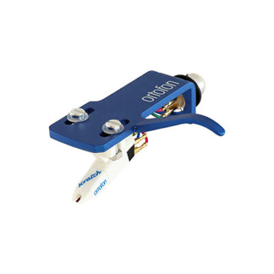 Ortofon OM SCRATCH WHITE montée sur SH-4 BLUE