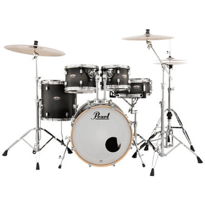 Pearl Decade Maple Rock 22″ 5 fûts Satin Black Burst + HWP-830
