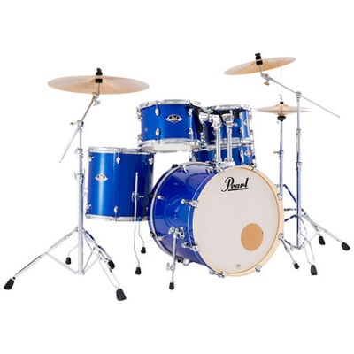 Pearl Export Fusion 20″ 5 fûts Midnight Blue + 3 cymbales Sabian PX EXX705NBRC-863