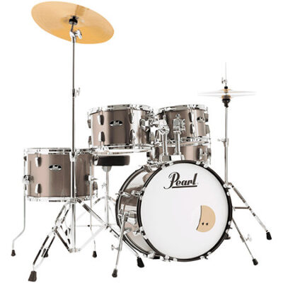 Pearl Roadshow Bronze Metallic 18 » + Tabouret + Cymbales Sabian Solar