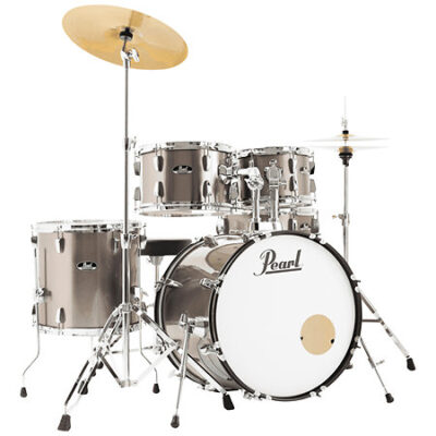Pearl Roadshow Fusion 20″ 5 fûts Bronze Metallic + Tabouret + 2 cymbales Sabian RSS505CC-707