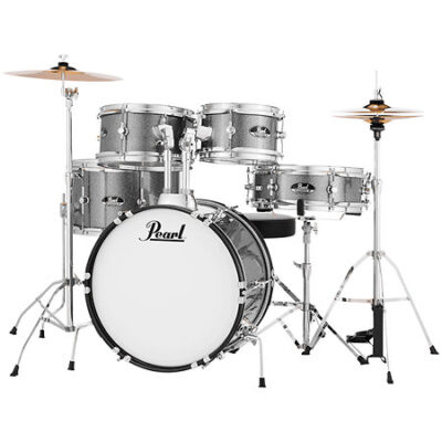 Pearl Roadshow Jr 16″ 5 fûts + Tabouret + 2 cymbales Grindstone Sparkle RSJ465CC-708