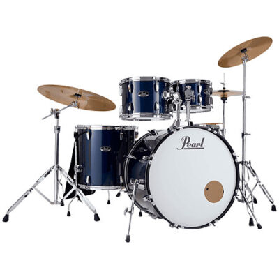 Pearl Roadshow Rock 22″ Royal Blue Metallic + 3 cymbales Sabian Solar