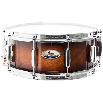 Pearl STS1455SC-314 Session Studio Select 14 » x 5.5″ Gloss Barnwood Brown