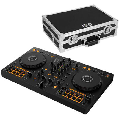 Pioneer DJ Pack DDJ-FLX4 + Flight Case Silver Walkasse