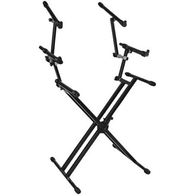 Quik Lok QL723 Stand clavier X double « Pro » 3 niveaux
