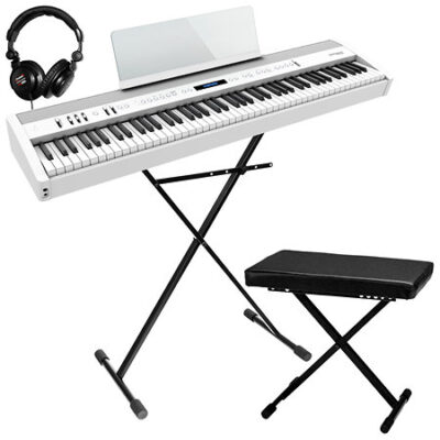 Roland FP-60X White Bundle 2