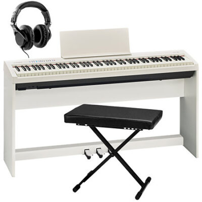 Roland Pack FP-30X White + Meuble + Banquette + Casque
