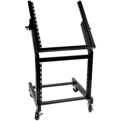 RTX SRA19 Rack 19″ sur roulettes pour studio 9u + 12u Black