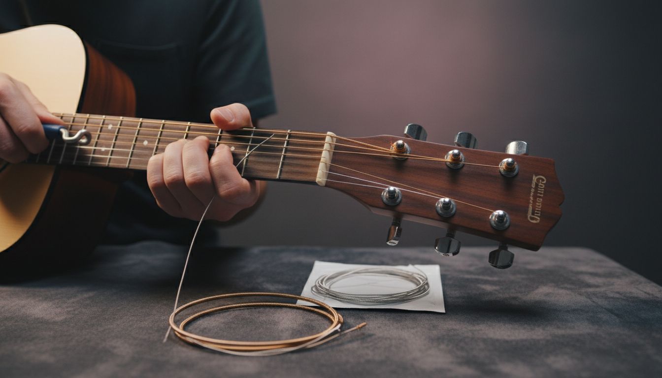 Changer cordes guitare acoustique : le guide simple pour débuter