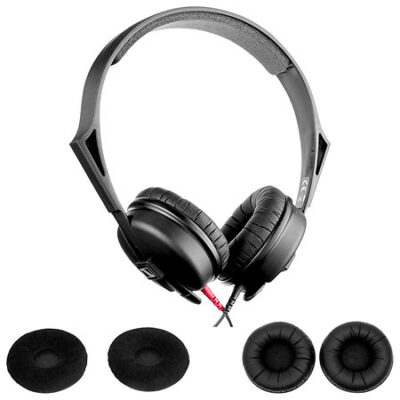 Sennheiser Pack HD 25 Light V2 + Ear Pads (Velour + Simili-cuir)