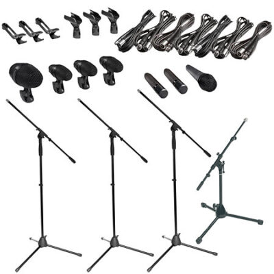 Shure Pack PGA Drumkit 7 + Pieds micro