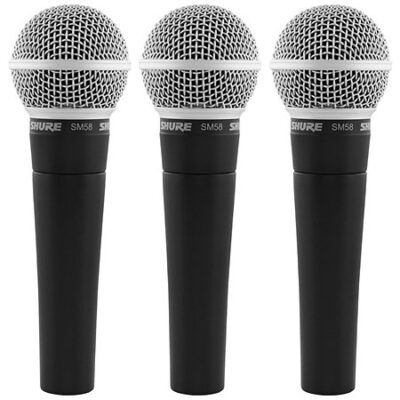 Shure SM 58 Tripack