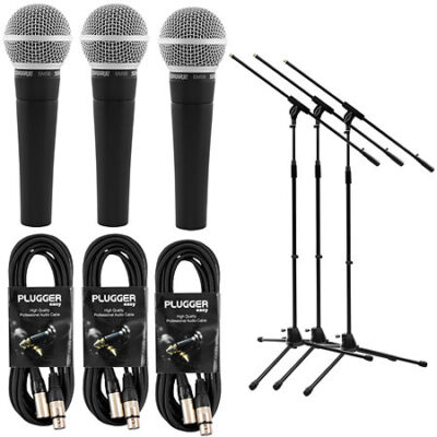 Shure SM 58 Triple Bundle 2