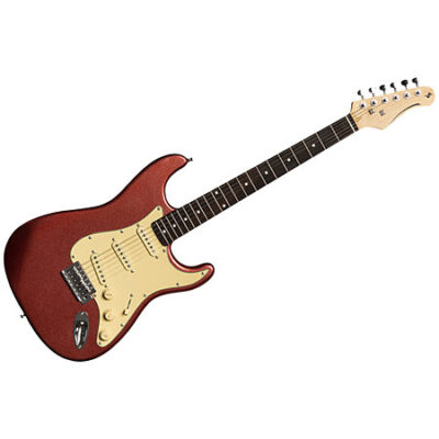 Stagg SES-30 Candy Apple Red