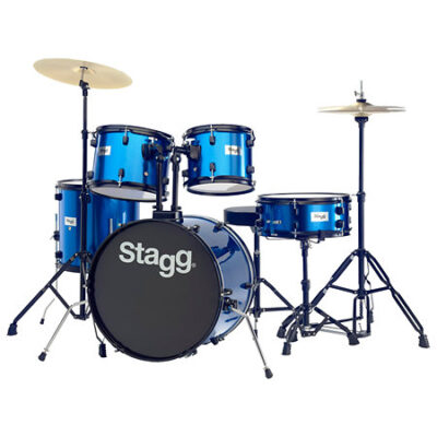 Stagg TIM120B BL – Batterie Acoustique 20″ Bleue Complète