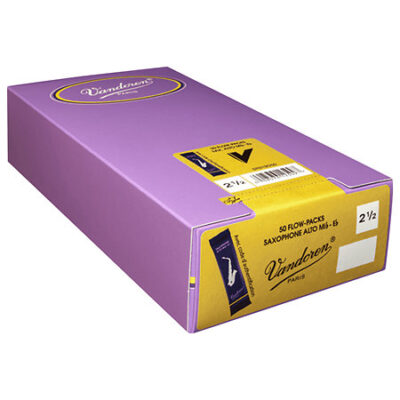 Vandoren Boîte de 50 Anches Alto Force 2,5 SR2125-50
