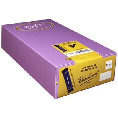 Vandoren CR1025-50 Anches Clarinette Sib Force 2,5 Boîte de 50