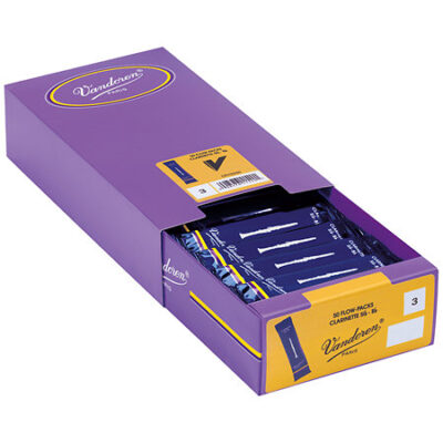 Vandoren CR103-50 Anches Clarinette Sib Force 3 Boîte de 50