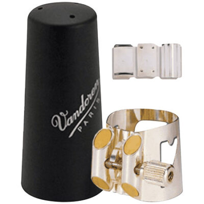 Vandoren LC04P Ligature Optimum Clarinette Basse + Couvre-bec