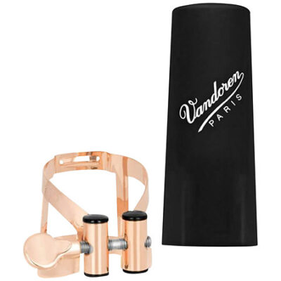 Vandoren LC51PGP Ligature M/O Or Rose Clarinette Sib + Couvre-bec