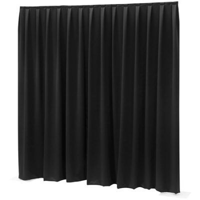Wentex 89419 Rideau Noir Plissé MGS 330 x 250 cm