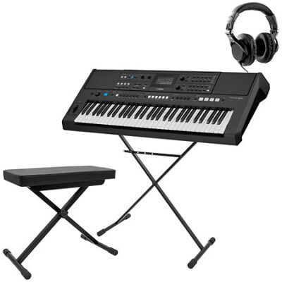 Yamaha Pack PSR-E483 + Stand + Banquette + Casque