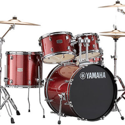 Yamaha Rydeen 20 » Burgundy Glitter + Hardware + Cymbales