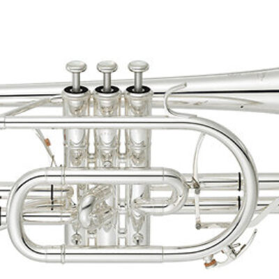Yamaha YCR 8335 G S II Cornet en Sib , Pavillon cuivre rose, Argenté, Série Néo