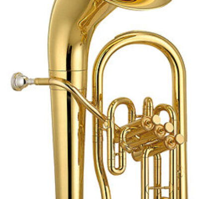 Yamaha YEP 211 Euphonium, pavillon frontal, Verni