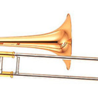 Yamaha YSL 445 GE II Trombone Simple, Perce Intermédiaire, Pavillon Cuivre Rose